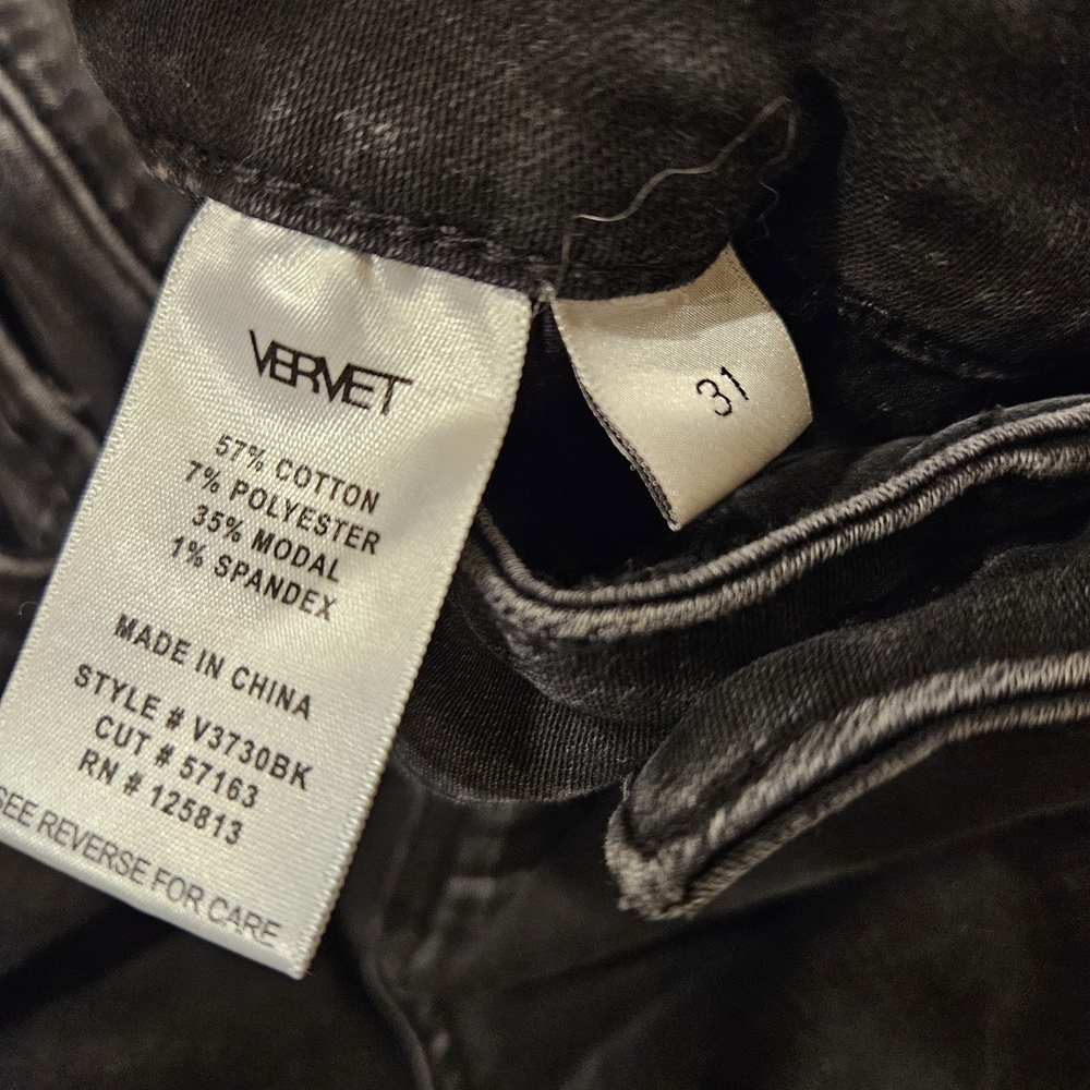 VERVET BY FLYING MONKEY Black Flare Jeans - Picture 3 of 5